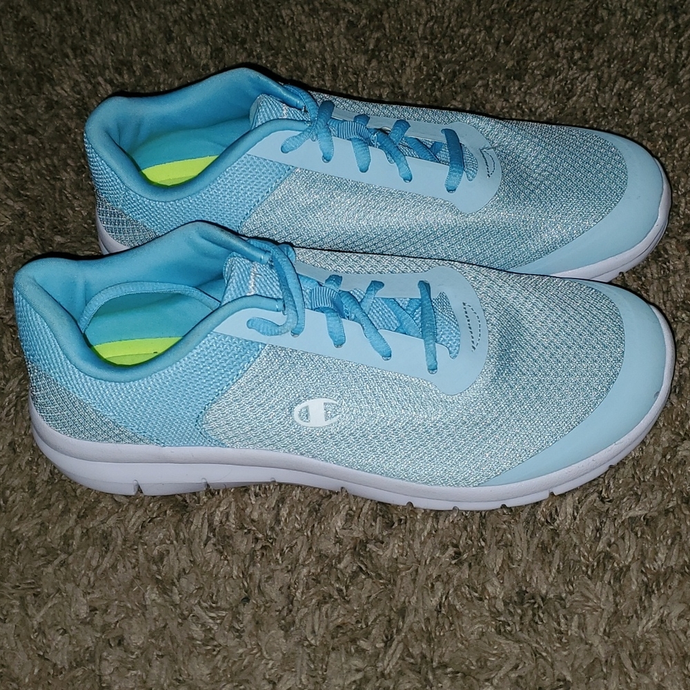 Baby Blue Champion Shoes Size 9.5W
